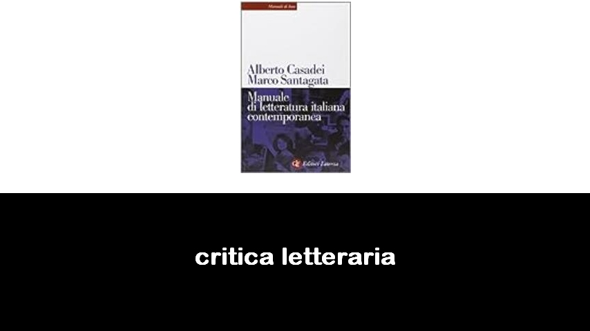 libri di critica letteraria