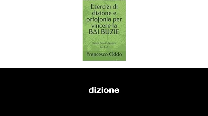 libri di dizione