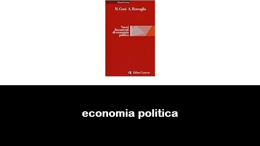 libri di economia politica
