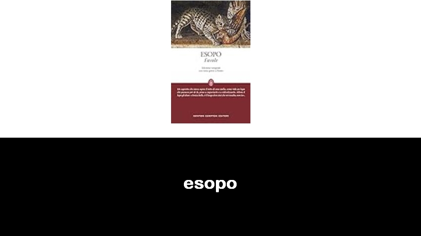 libri di esopo