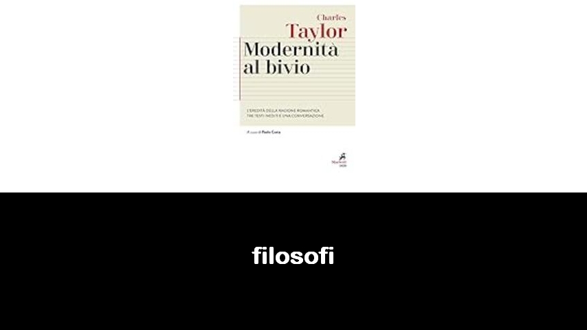 libri di filosofi