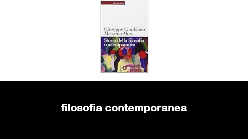 libri di filosofia contemporanea