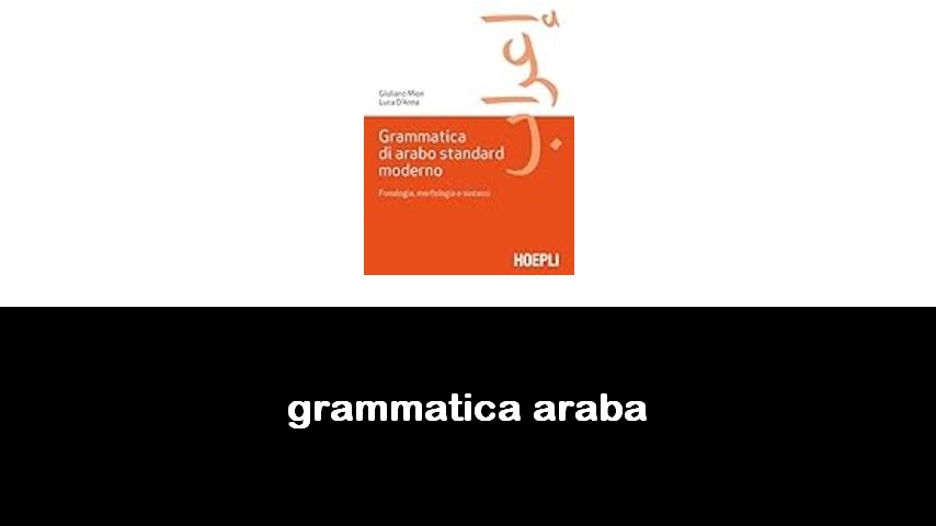 libri di grammatica araba