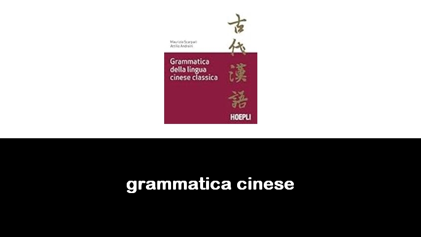 libri di grammatica cinese