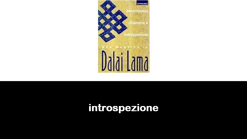 libri di introspezione