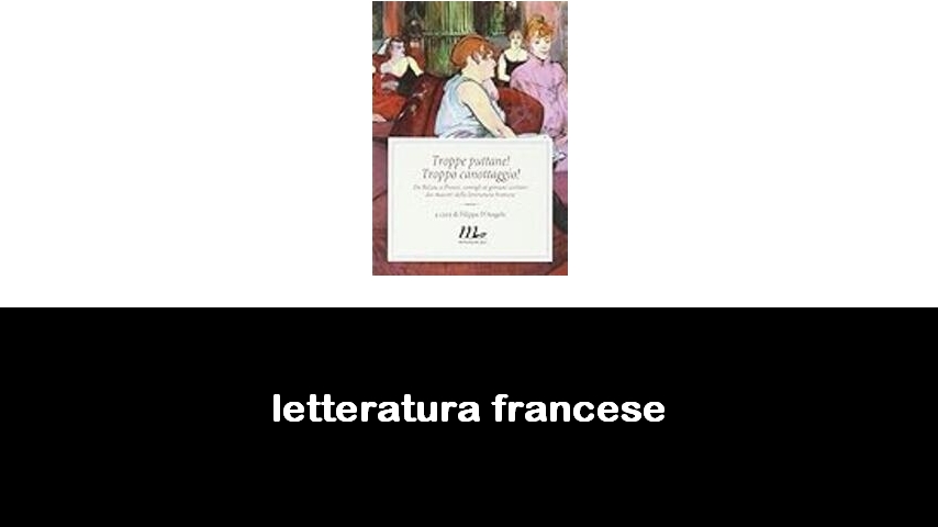 libri di letteratura francese