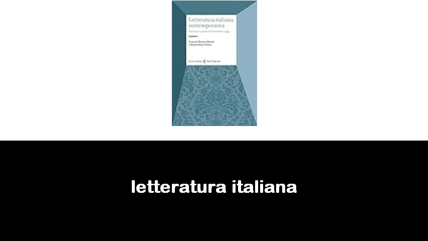 libri di letteratura italiana