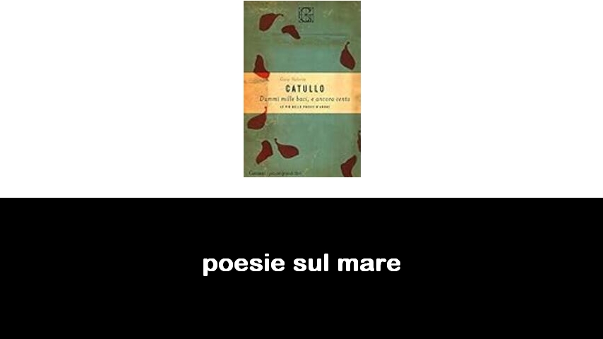 libri di poesie sul mare