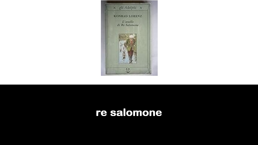 libri di re salomone