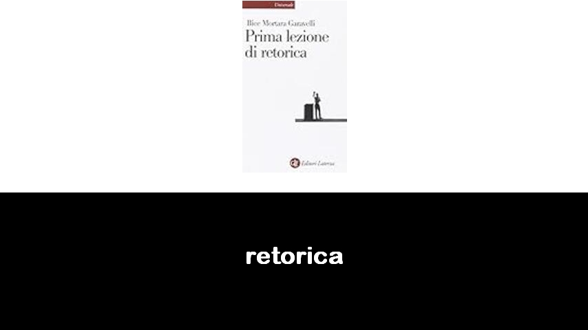 libri di retorica