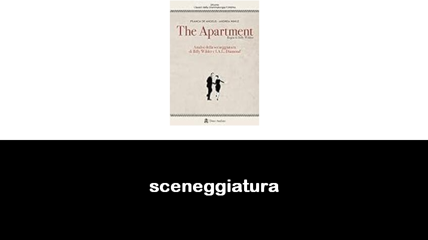 libri di sceneggiatura