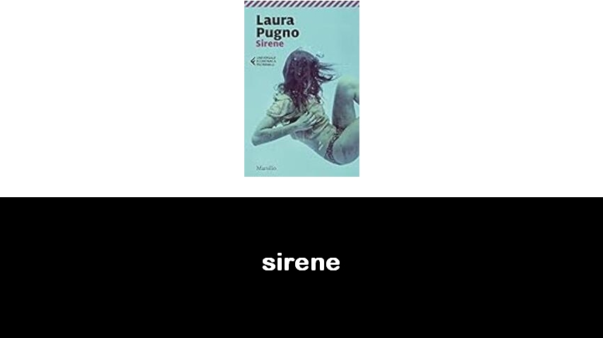 libri di sirene