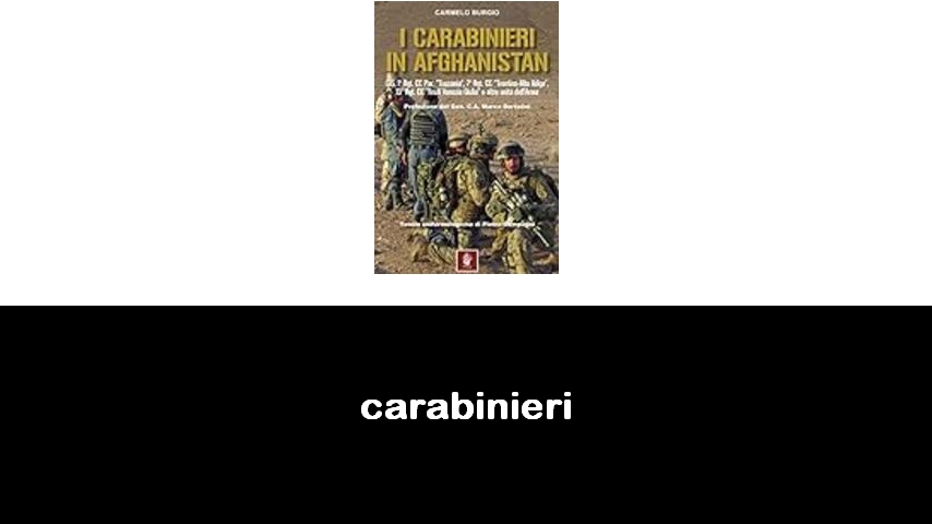 libri sui carabinieri