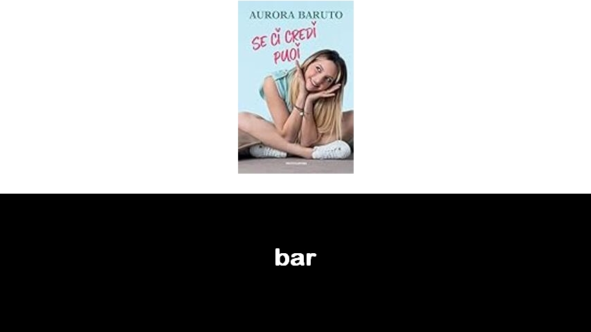 libri sul bar