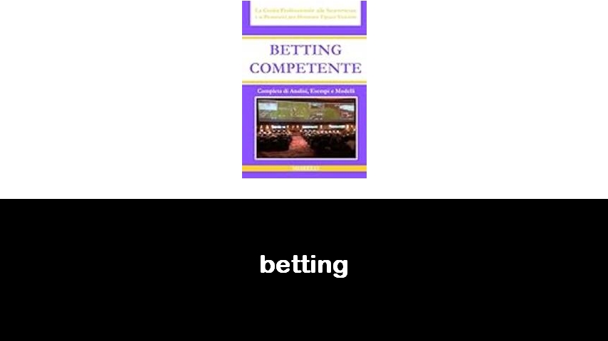 libri sul betting