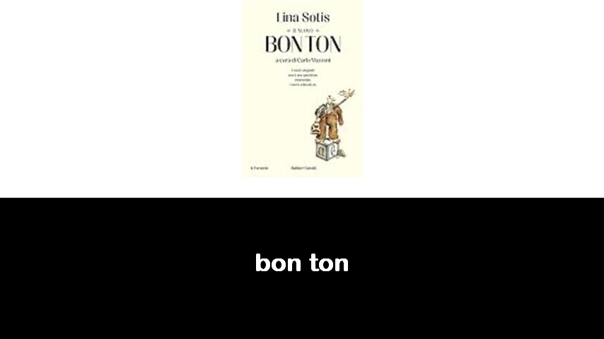 libri sul bon-ton