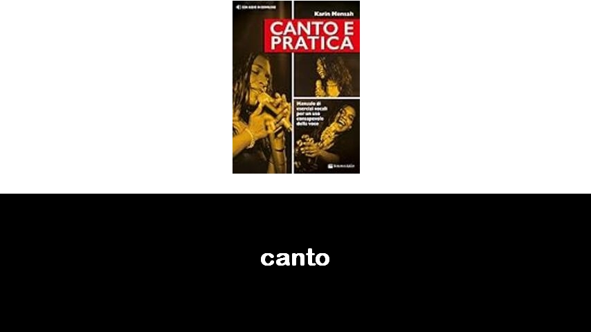 libri sul canto