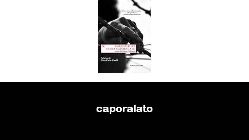 libri sul caporalato