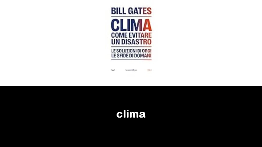 libri sul clima