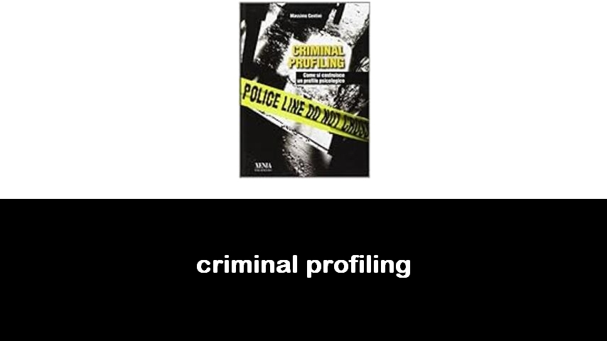 libri sul criminal profiling