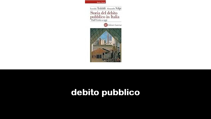 libri sul debito pubblico
