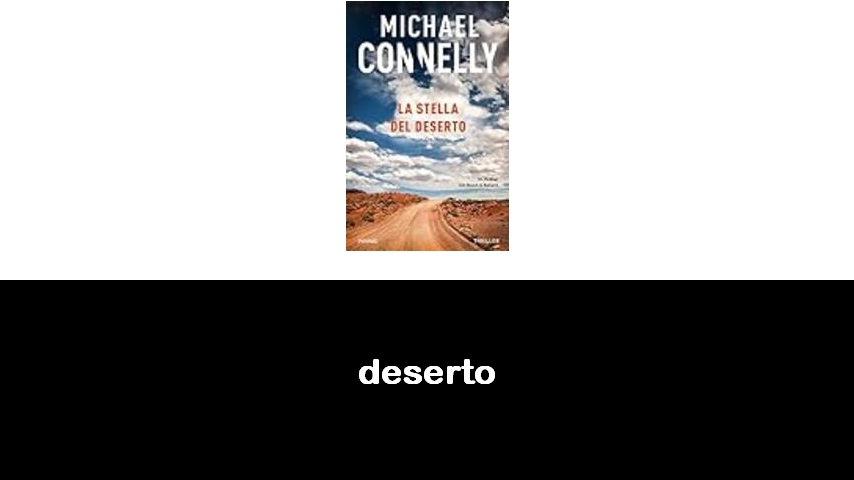 libri sul deserto