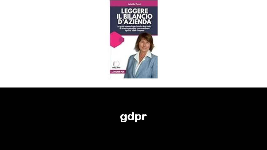 libri sul GDPR