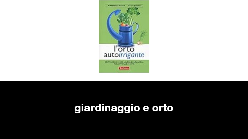 libri sul giardinaggio e orto