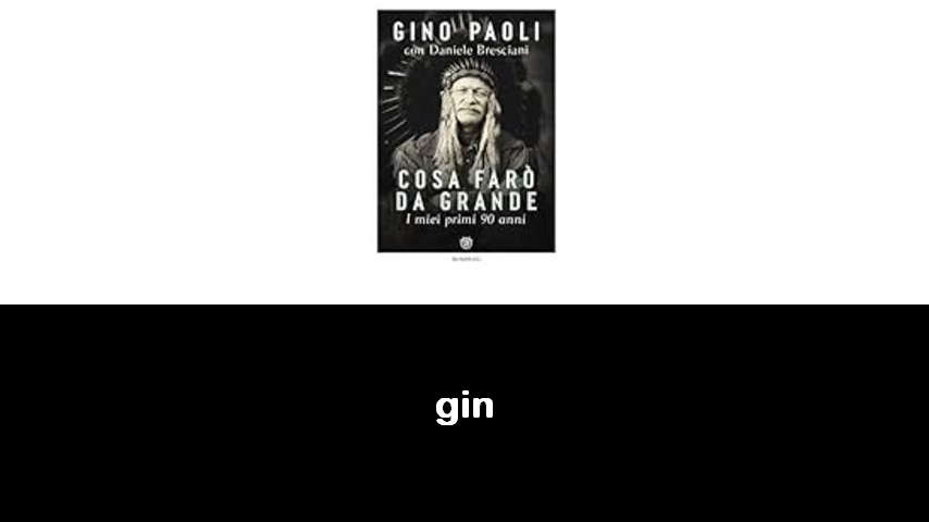 libri sul gin