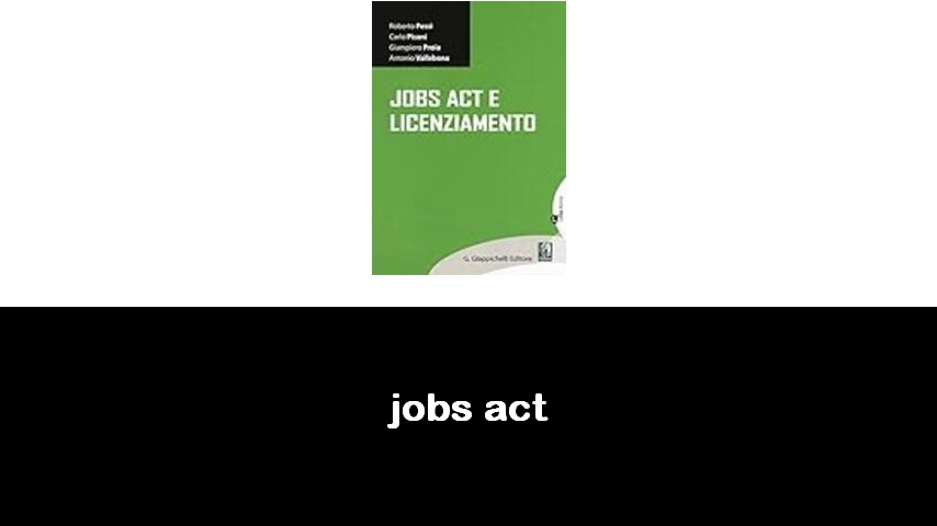 libri sul Jobs Act