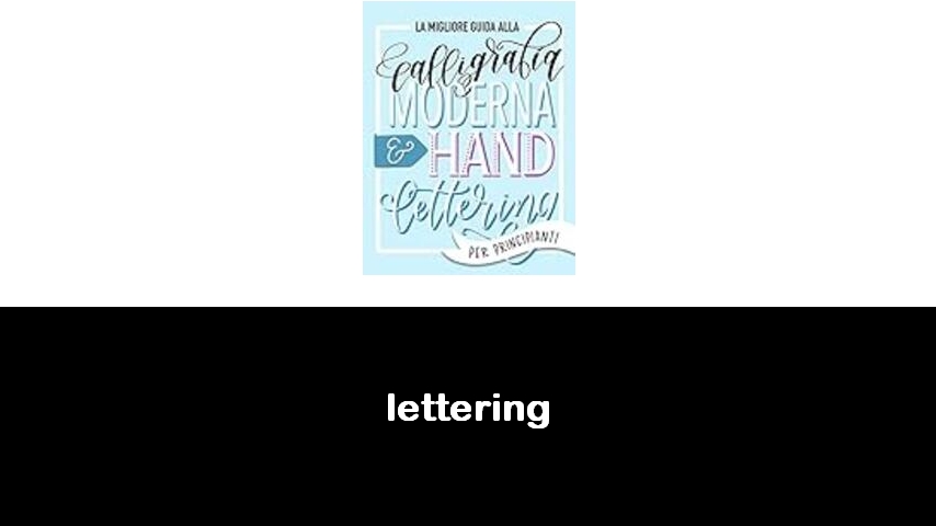 libri sul lettering