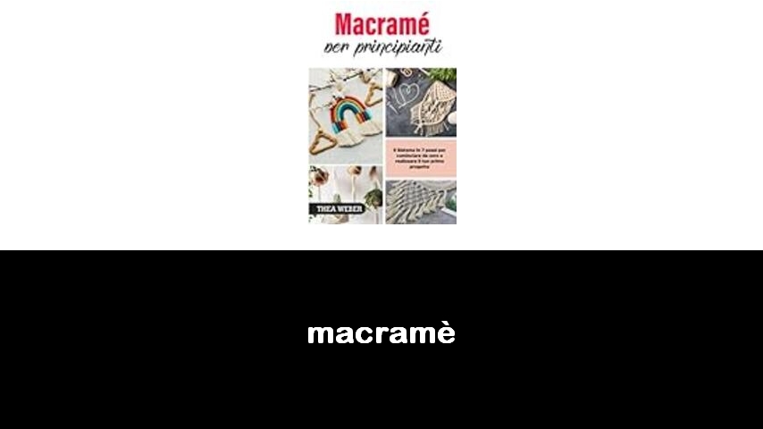 libri sul macramè