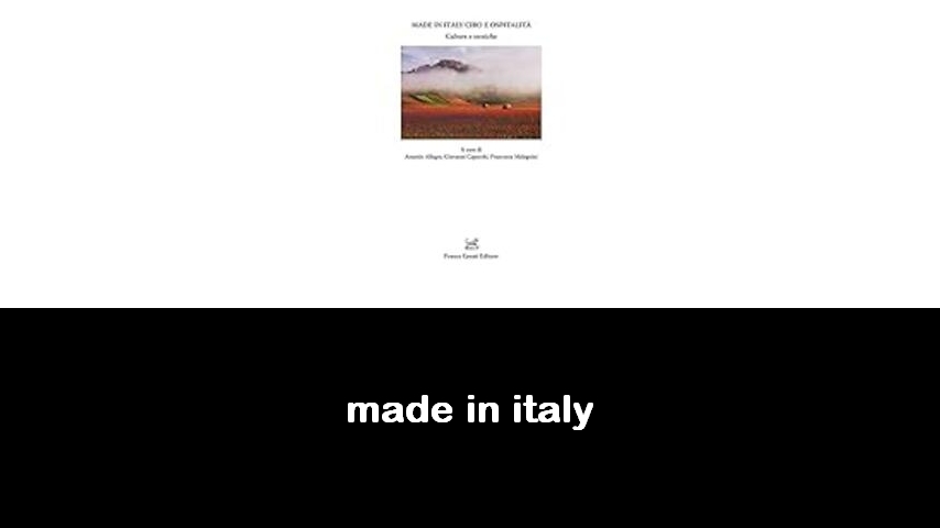 libri sul Made in Italy