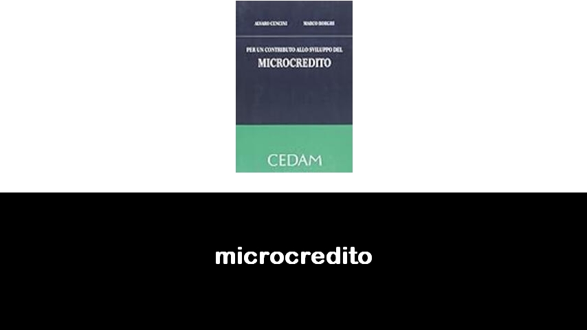 libri sul microcredito