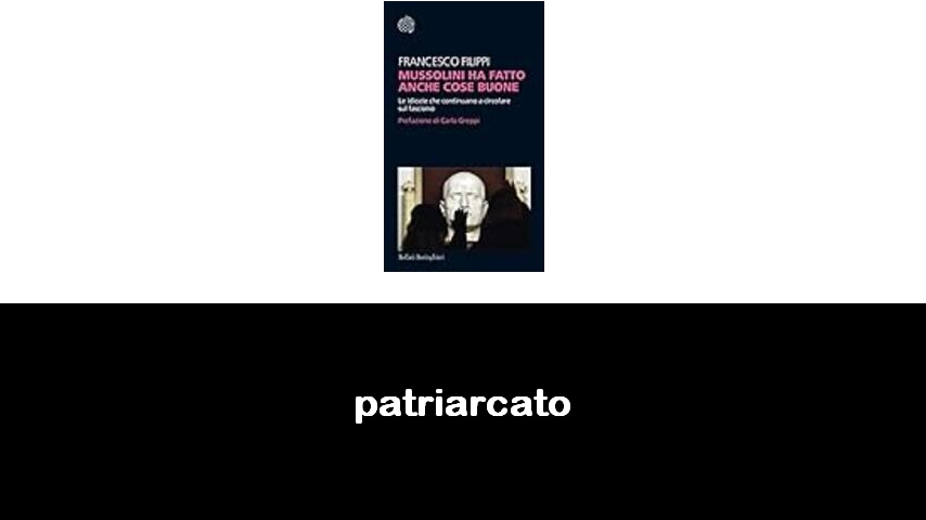 libri sul patriarcato
