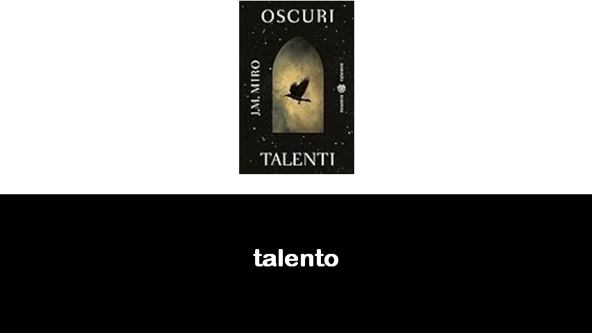 libri sul talento