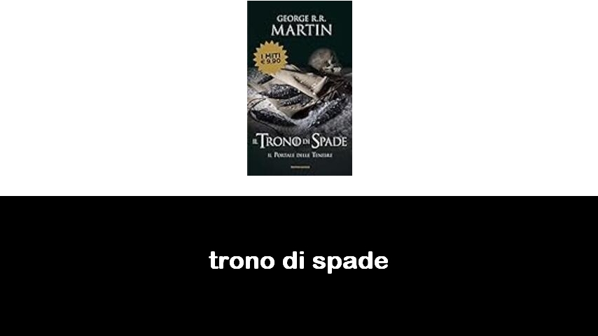 libri sul Trono di Spade