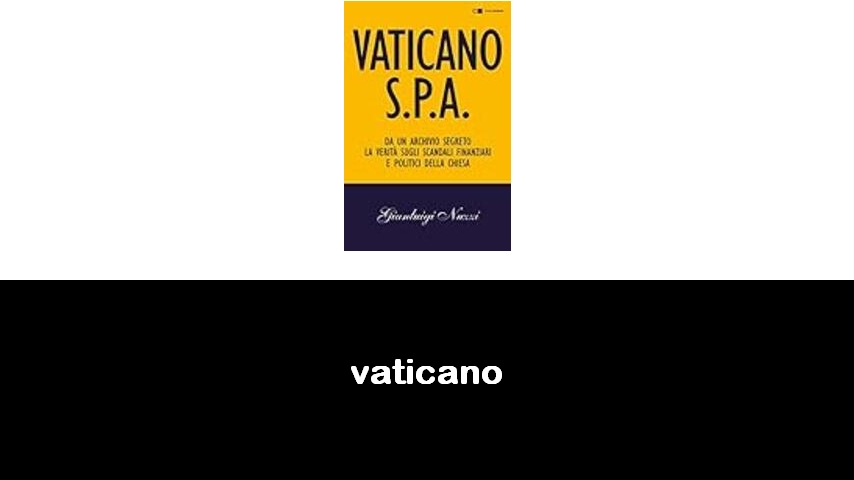libri sul Vaticano