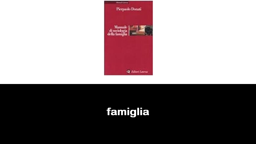 libri sulla famiglia