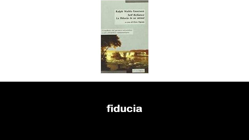 libri sulla fiducia