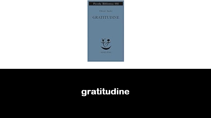 libri sulla gratitudine