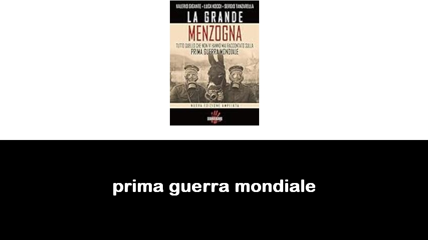 libri sulla prima guerra mondiale