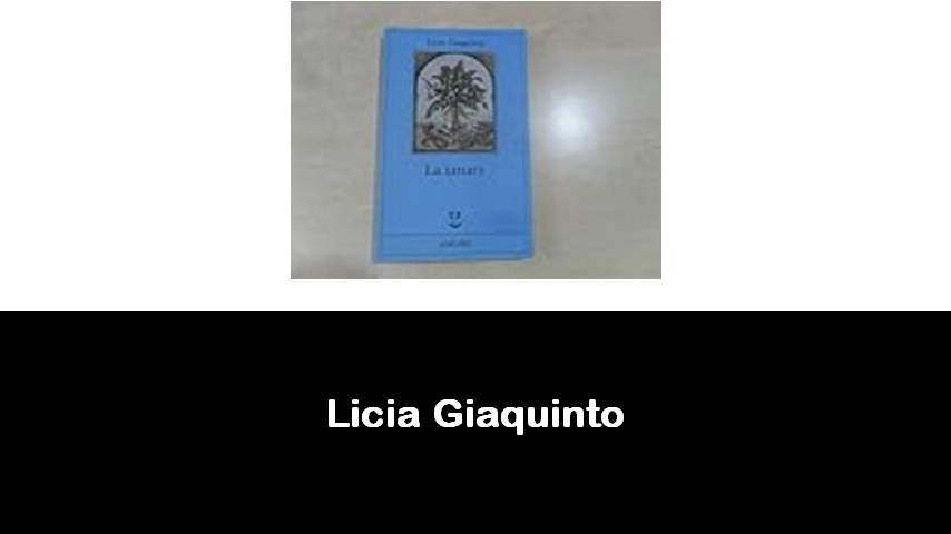 libri di Licia Giaquinto