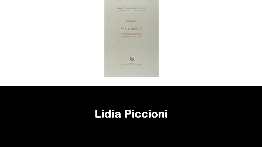 libri di Lidia Piccioni