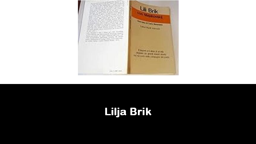 libri di Lilja Brik