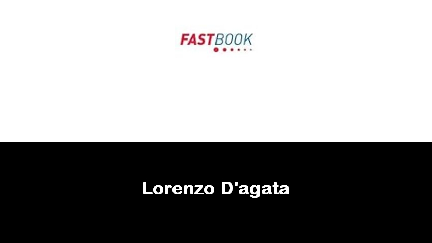 libri di Lorenzo D'agata