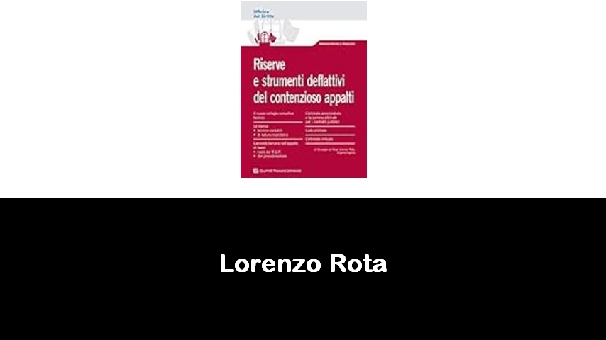 libri di Lorenzo Rota