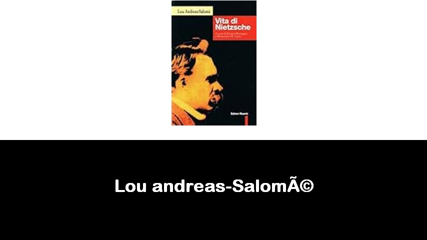 libri di Lou andreas-Salomé