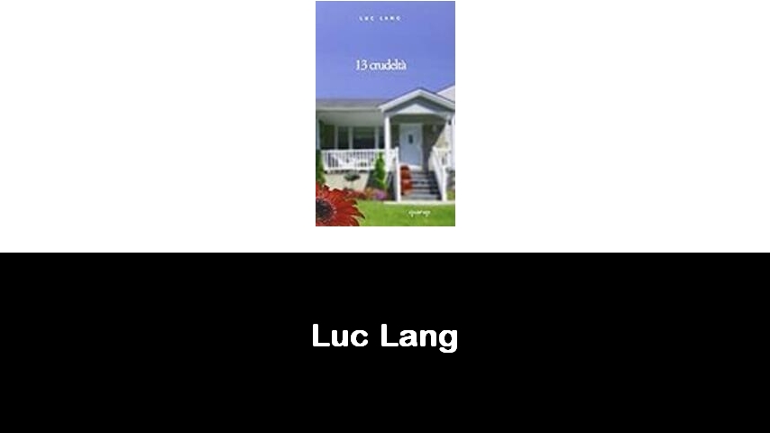 libri di Luc Lang