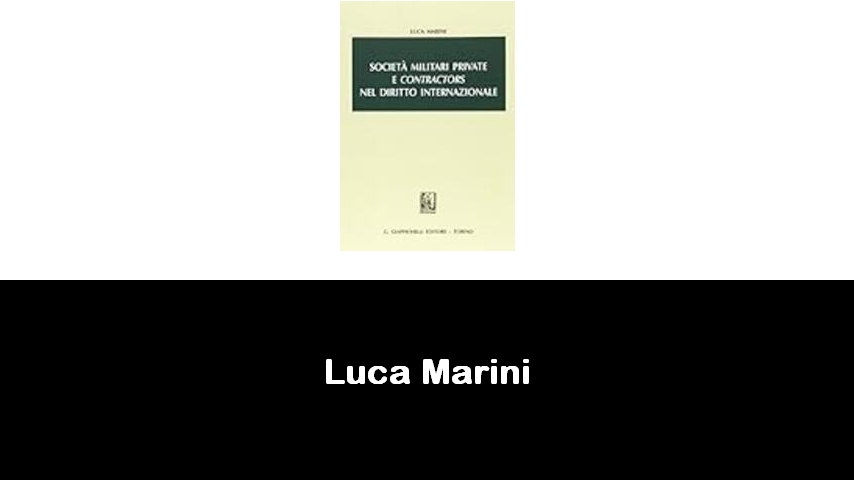 libri di Luca Marini